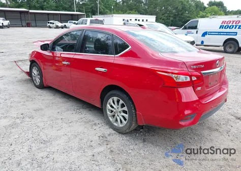 2018 Nissan Sentra Sv z USA, uszkodzony, nr VIN 3N1AB7AP9JY267649